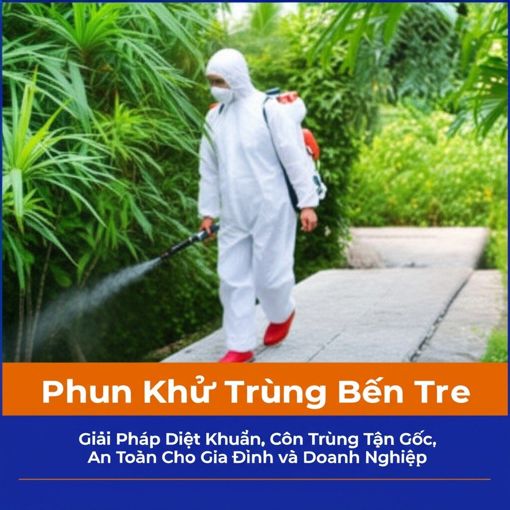 Hình minh họa cho bài viết: Phun Khử Trùng Bến Tre: Giải Pháp Diệt Khuẩn, Côn Trùng Tận Gốc, An Toàn Cho Gia Đình và Doanh Nghiệp