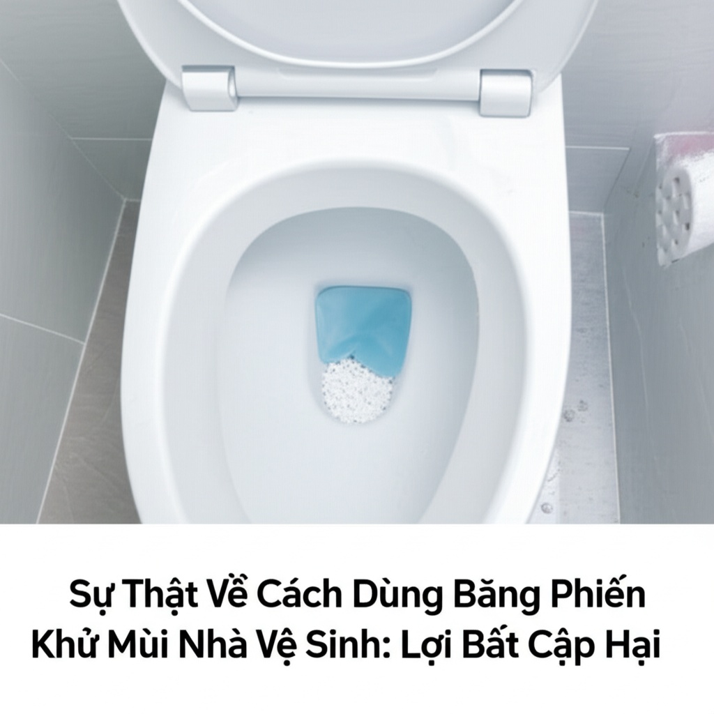 Hình minh họa cho bài viết: Sự Thật Về Cách Dùng Băng Phiến Khử Mùi Nhà Vệ Sinh: Lợi Bất Cập Hại