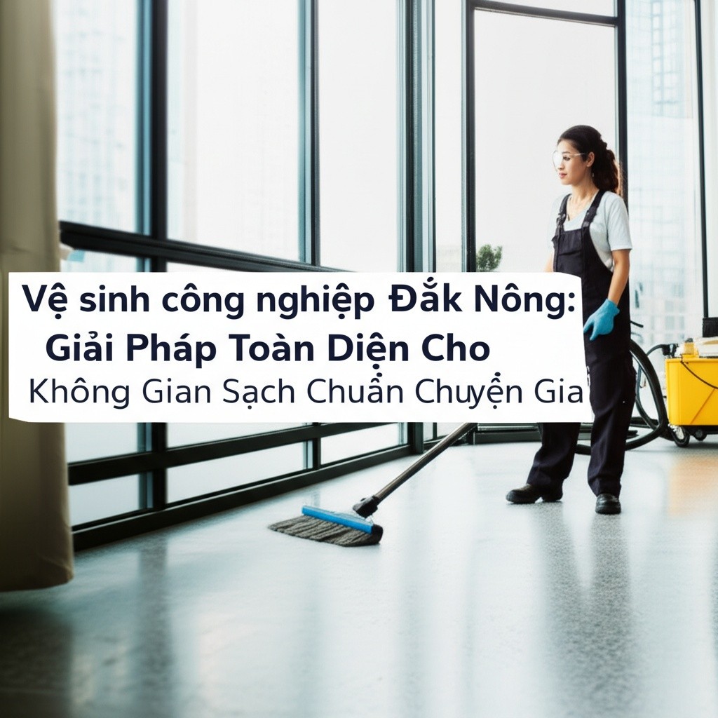 Hình minh họa cho bài viết: Vệ sinh công nghiệp Đắk Nông: Giải Pháp Toàn Diện Cho Không Gian Sạch Chuẩn Chuyên Gia