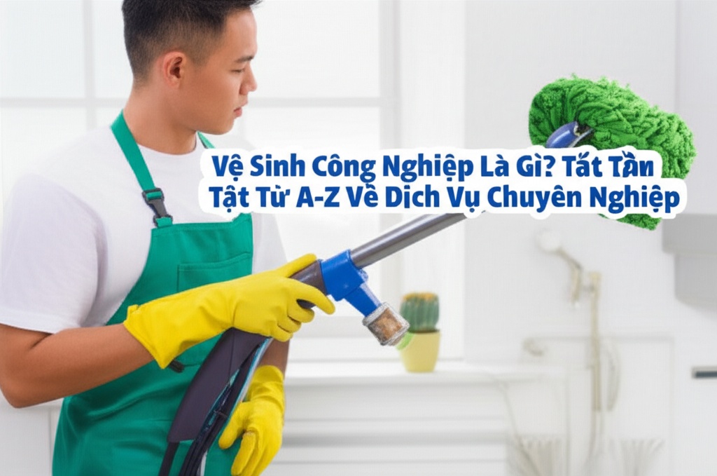 Hình minh họa cho bài viết: Vệ Sinh Công Nghiệp Là Gì? Tất Tần Tật Từ A-Z Về Dịch Vụ Chuyên Nghiệp