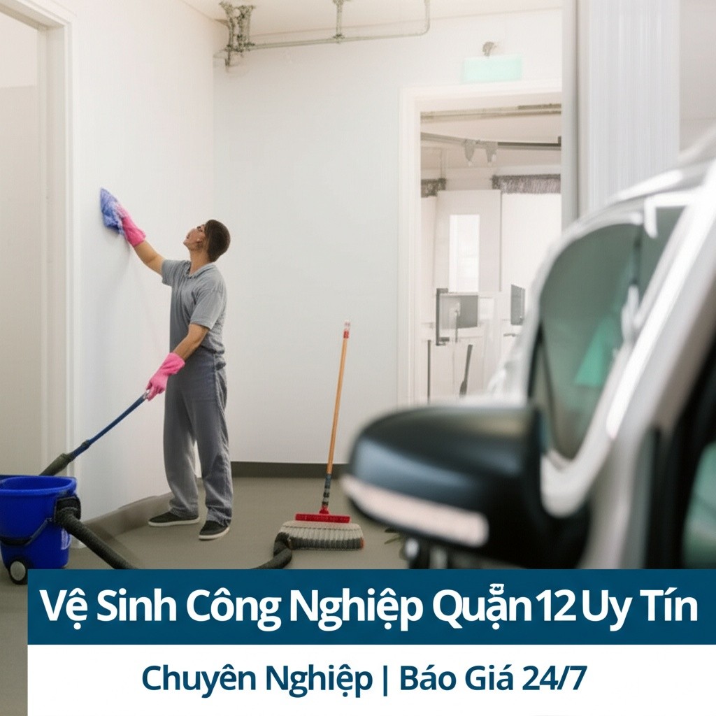Hình minh họa cho bài viết: Vệ Sinh Công Nghiệp Quận 12 Uy Tín, Chuyên Nghiệp | Báo Giá 24/7
