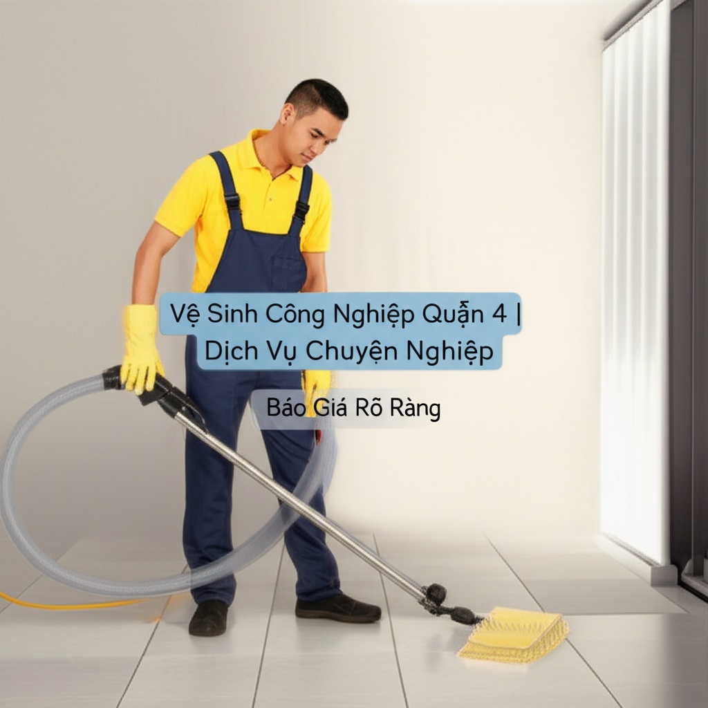 Hình minh họa cho bài viết: Vệ Sinh Công Nghiệp Quận 4 | Dịch Vụ Chuyên Nghiệp, Báo Giá Rõ Ràng